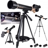 Astronomisk teleskop 30x/60x 500 mm med stativ og tilbehør