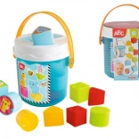 Spand med puttekasse til børn