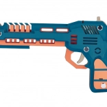 Træ 3D puslespil - ulv med elastikker