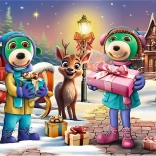 Puzzle TREFLÍCI Vintertid MAXI 24 brikker