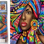 Diamantmaling Afrikaner 30x40cm