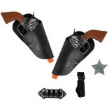 Cowboysæt med to pistoler