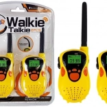 Walkie-talkie kortbølgeradio 100 m rækkevidde gul til børn