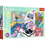 Puslespil 100 brikker Lilo og Stitch Disney Trefl