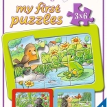 Ravensburger puslespil Dyr i haven 3x6 brikker