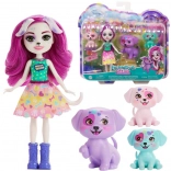 Enchantimals dukke Dessa Dalmatian med en sød familie af dalmatinere