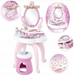 Smoby Disney Princess toiletbord 2 i 1 med drejbart spejl og skammel