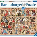 Ravensburger puslespil Love Through the Ages 1500 brikker