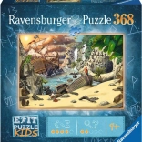 Ravensburger EXIT Puzzle Kids pirat-eventyr 368 brikker