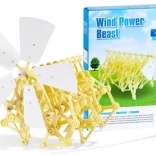 Uddannelsesbyggesæt robot drevet af vind