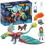 Playmobil Dragons The Nine Realms – dragefigur og Alex, byggesæt 14 dele