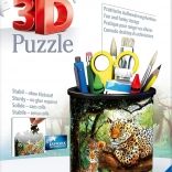 RAVENSBURGER 3D puslespil blyantsholder – leoparder