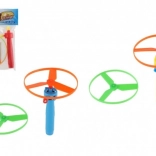 Affyringspropeller med starter, plast, diameter 9 cm, 2 farver