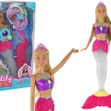 Lalka Anlily havfruedukke med lys- og lydeffekter