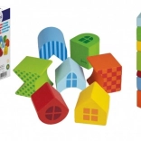 Farvet stablings­tårn DETOA i træ (7 dele)