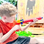 Skumpistol SPORTO Spy med skydning om hjørner