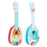 Børneguitar med afrikanske dyremotiver