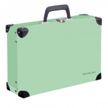 PASTELINI kuffert i grøn laminat