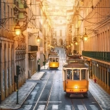 Puslespil Romantisk Lissabon, Portugal 1000 brikker