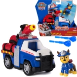 Paw Patrol CHASE brand- og redningskøretøj med figur og vandprojektiler