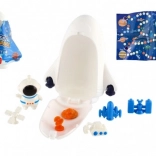 Rumraket med tilbehør