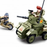 Sluban Anden Verdenskrig lille pansret køretøj byggesæt