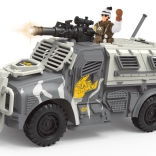 Militærbil med effekter