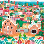 Puslespil Premium Plus The Art of Colour: Barcelona, Spanien 1000 brikker