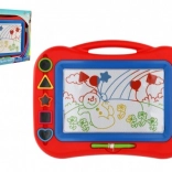 Magnetisk tegnetavle med stempler, 43 × 30 cm