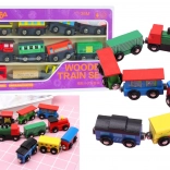 Trætog med magneter - sæt 12 stk