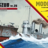 Polsk destroyer ORP Kaszub 1935 model 1:400