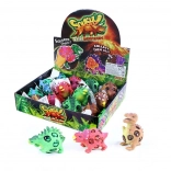 Dinosaur stressbold med huller