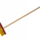 Teddies rødt kosteskaft til børn med træhåndtag