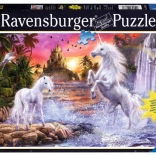 Ravensburger puslespil Enhjørninger ved floden 500 brikker