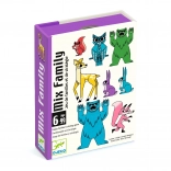 Kortspillet Mix Family fra Djeco