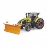 Bruder traktor Claas Axion 950 med snekæder og plov