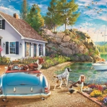 Puslespil 2000 brikker Sommerhavn