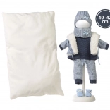 Llorens tøj til dukke New Born 40–42 cm, 6-delt sæt med vendbar pude