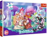 Trefl puslespil maxi ENCHANTIMALS – glad verden, 24 brikker