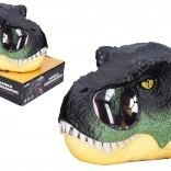 Dinosaurmaske til hovedet med lys- og lydeffekter