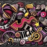 Panoramapuslespil Elementer af rytme 1000 brikker