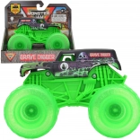 Monster Jam bil med oplyste hjul 1:43 GRAVE DIGGER