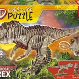 3D-puslespil T‑Rex 82 brikker EDUCA