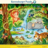 Ravensburger puslespil Junglevenner 24 brikker