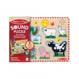 Melissa & Doug lydpuslespil i træ