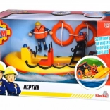 Brandmand Sam Båd Neptun med figur