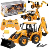 Stor RC traktor – bulldozer og læssemaskine JCB 1:20