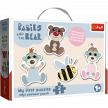 Puzzle Baby Classic Venskab babyer – BOBAŠKI I MIŚ (Trefl)
