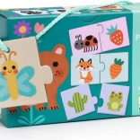 Djeco Eduludo Puzzle Duo – farver