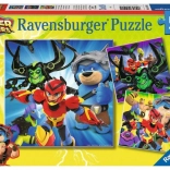 Ravensburger puslespil Power Players 3×49 brikker